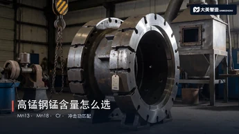 高锰钢锰含量怎么选？Mn13、Mn18 与 Cr 元素的适用边界
