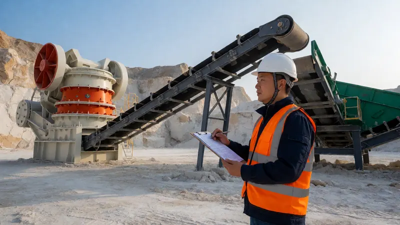 Crushing plant commissioning and acceptance test